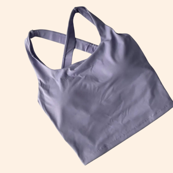 Cross Back Sports Bra - Image 3