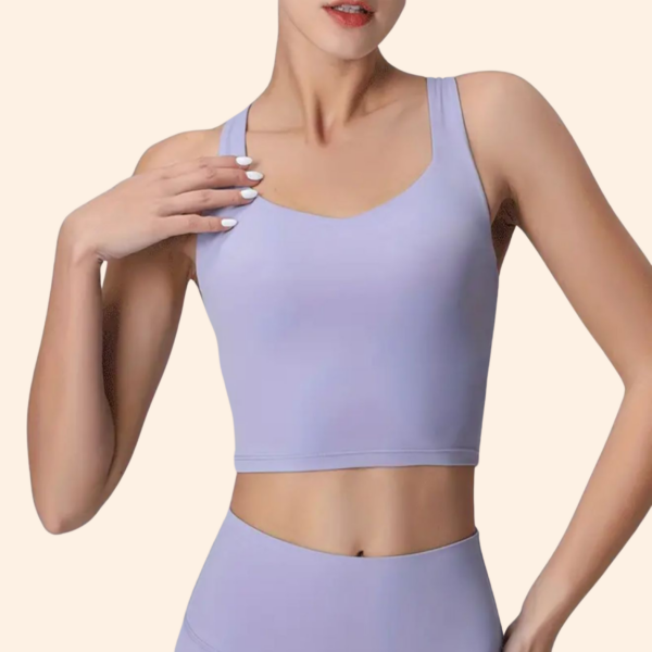 Cross Back Sports Bra - Image 8