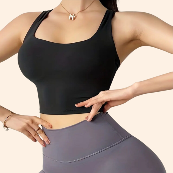 Cross Back Sports Bra - Image 6