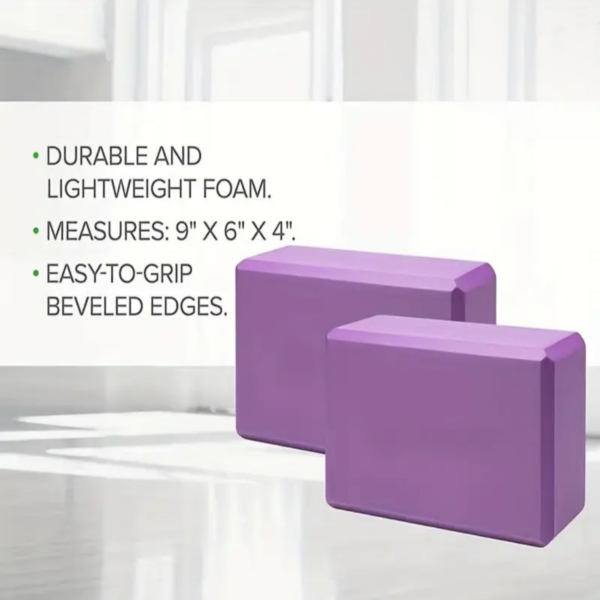 High-Density EVA Yoga Blocks (Pair) - Image 3