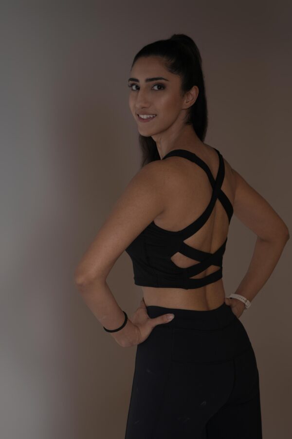 Cross Back Sports Bra - Image 3